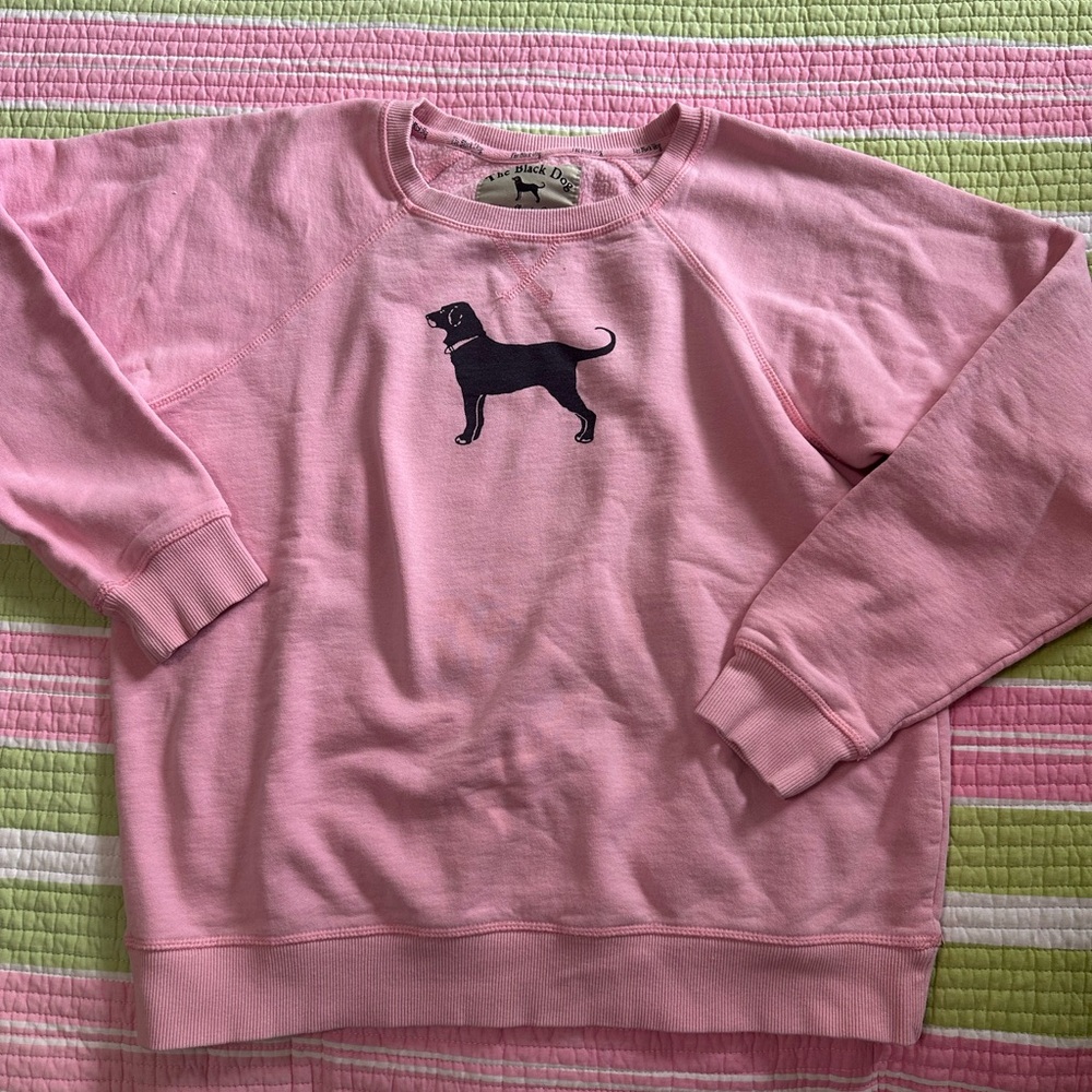 The black dog pink crewneck